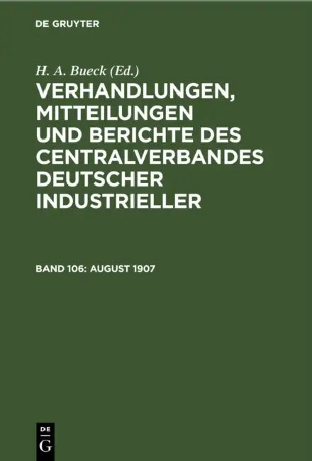 8/1/07 by H. A. Bueck