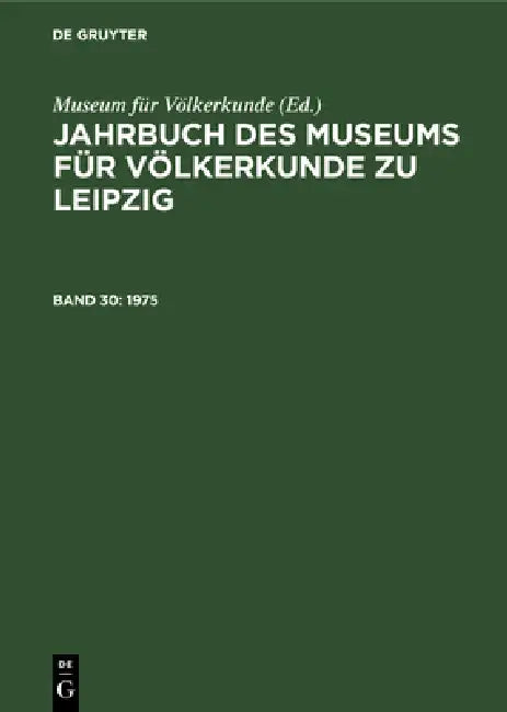 1975 by Museum Für Völkerkunde
