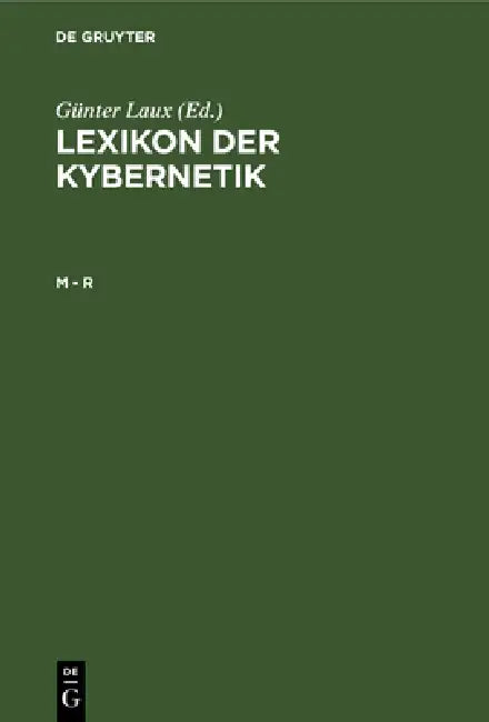 M - R by Zentralinst Für Kybernetik U. Informatio, Günter Laux