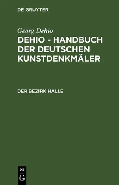Der Bezirk Halle by Abteilung Forschung Des Instituts Für De, Edgar Lehmann