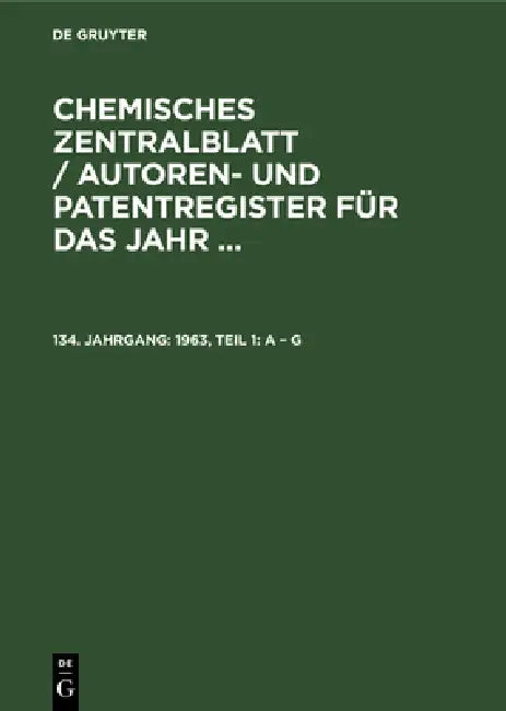 1963, Teil 1: A - G by No Contributor