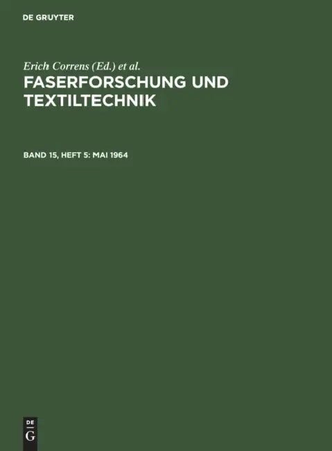 Mai 1964 by Erich Correns, Walter Frenzel, Erich Correns