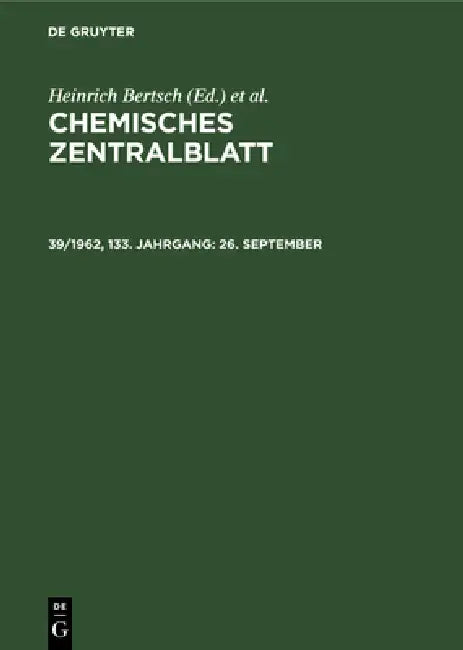 9/26/24 by Deutsche Chemische Gesellschaft, Heinrich Bertsch, Wilhelm Klemm