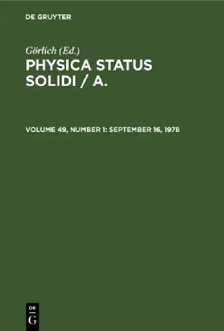 September 16, 1978 by Görlich