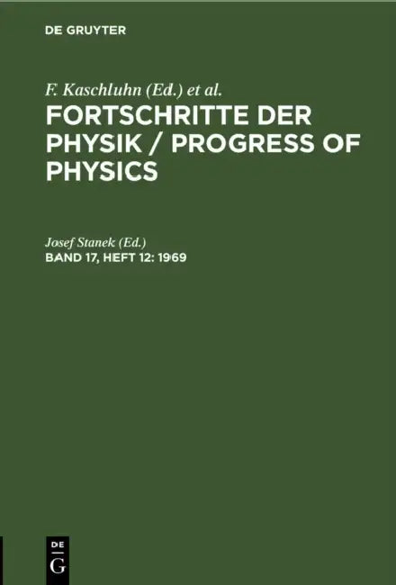 1969 by F. Kaschluhn, A. Lösche, R. Ritschl