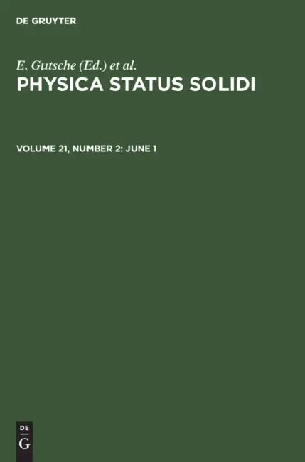 June 1 by E. Gutsche, K. Müller, P. Görlich
