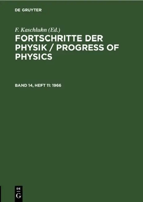 1966 by F. Kaschluhn, A. Lösche, R. Ritschl