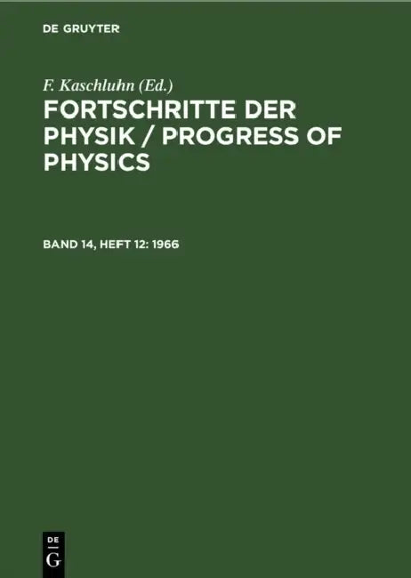 1966 by F. Kaschluhn, A. Lösche, R. Ritschl