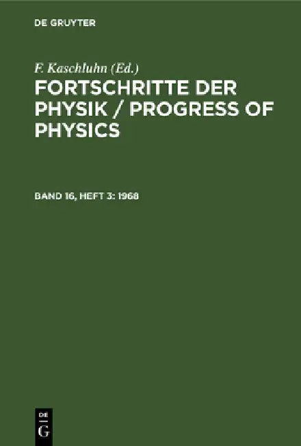 1968 by F. Kaschluhn, A. Lösche, R. Ritschl