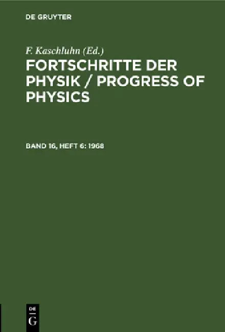 1968 by F. Kaschluhn, A. Lösche, R. Ritschl