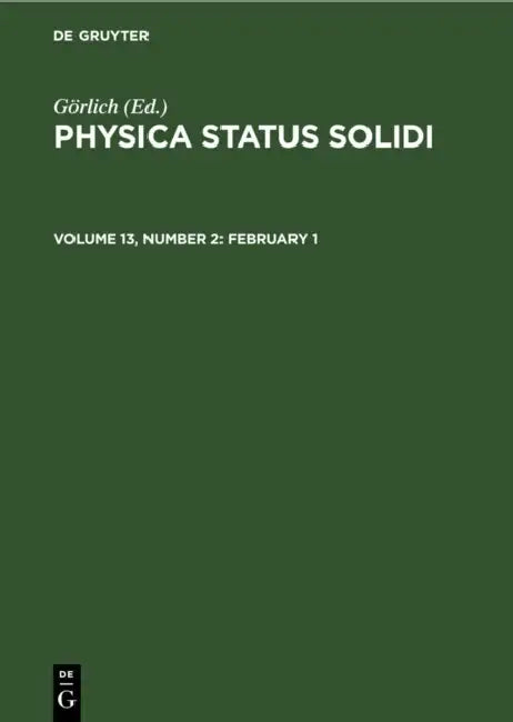 February 1 by E. Gutsche, K. Müller, P. Görlich