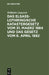 Das Elsaß-Lothringische Katastergesetz Vom 31. Maerz 1884 Und Das Gesetz Vom 6. April 1892: Lois Sur Le Renouvellement Du Cadastre En Alsace-Lorraine by Wilhelm Gunzert