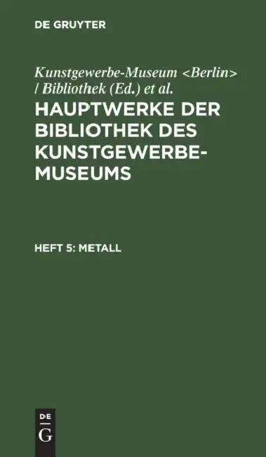 Metall by P. Jessen