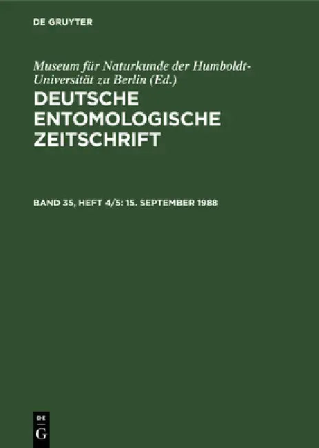 9/15/88 by Museum Für Naturkunde Der Humboldt-Unive, H. -J Hannemann