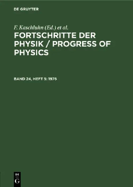 1976 by F. Kaschluhn, A. Lösche, R. Ritschl