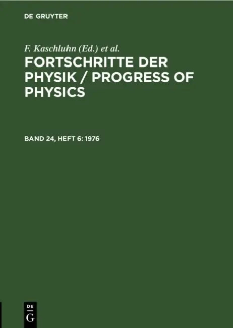 1976 by F. Kaschluhn, A. Lösche, R. Ritschl
