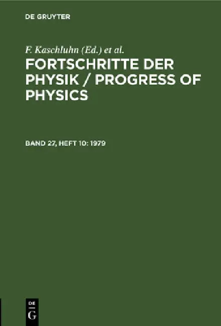 1979 by F. Kaschluhn, A. Lösche, R. Ritschl