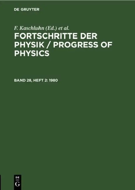 1980 by F. Kaschluhn, A. Lösche, R. Ritschl