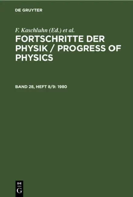 1980 by F. Kaschluhn, A. Lösche, R. Ritschl