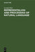 Representalion and Processing of Natural Language by Leonard Bolc