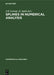 Splines in Numerical Analysis by J. W. Schmidt, H. Späth