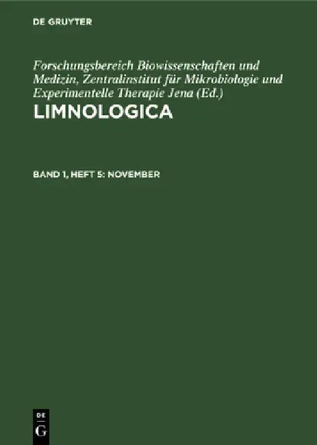 November by Akademie Der Wissenschaften Der Ddr, Forschungsbereich Biowissenschaften Und