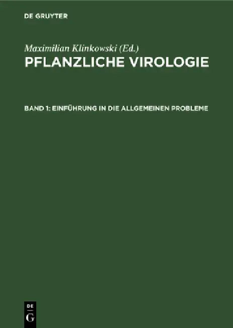 Einführung in Die Allgemeinen Probleme by Maximilian Klinkowski, Klaus Schmelzer, Dieter Spaar