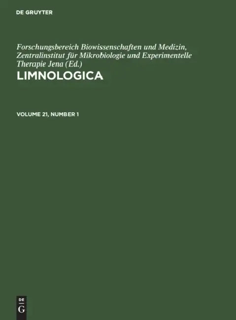 Limnologica. Volume 21, Number 1 by Akademie Der Wissenschaften Der Ddr, Forschungsbereich Biowissenschaften Und