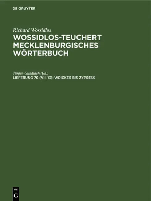 Wricker Bis Zypreß by Jürgen Gundlach