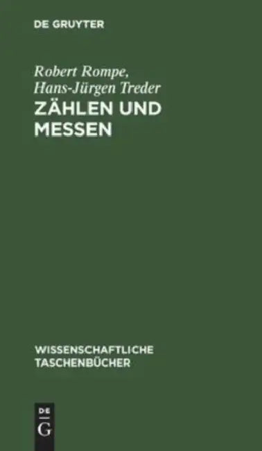 Zählen Und Messen by Robert Rompe, Hans-Jürgen Treder