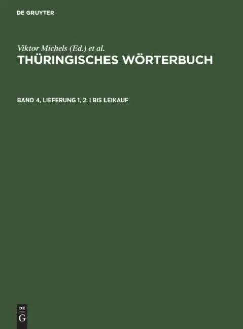 I Bis Leikauf by Karl Spangenberg, R. Schäftlein, H. Rosenkranz