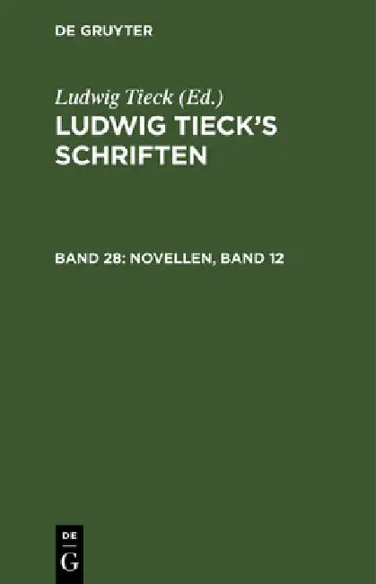 Novellen, Band 12 by Ludwig Tieck