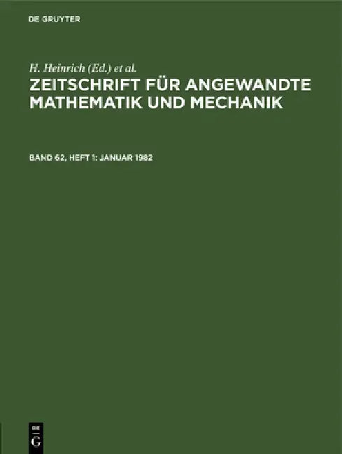 Januar 1982 by H. Heinrich, G. Schmid