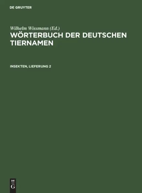 Insekten, Lieferung 2 by Wolfgang Pfeifer