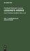 Hamburgische Dramaturgie by Carl Christian Redlich, Robert Pilger, Emil Grosse