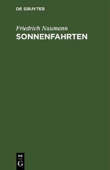 Sonnenfahrten by Friedrich Naumann