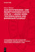 Zur Entstehungs- Und Rezeptionsgeschichte Von W. I. Lenins Werk "Materialismus Und Empiriokritizismus" by Dieter Wittich