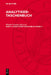 Analytiker-Taschenbuch. Band 5 by Wilhelm Fresenius, Helmut Günzler, Walter Huber