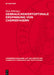 Gebrauchswertoptimale Erspinnung Von Chemiefasern by Hans Böhringer