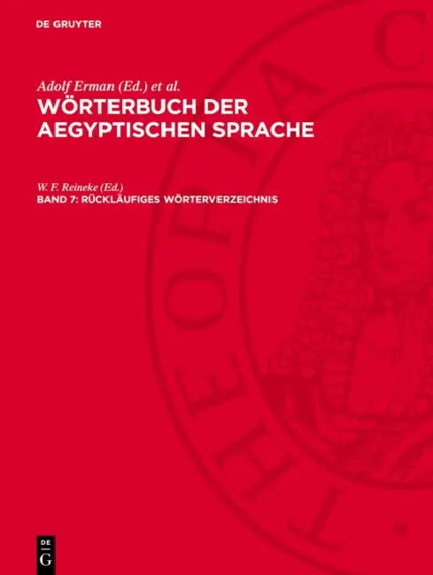 Rückläufiges Wörterverzeichnis by W. F. Reineke