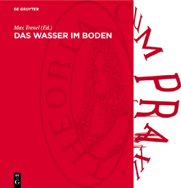 Das Wasser Im Boden by Max Trenel, Alexei A. Rode