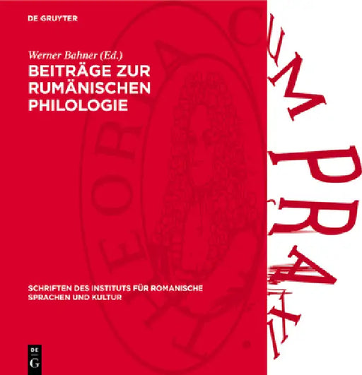 Beiträge Zur Rumänischen Philologie by Werner Bahner