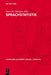 Sprachstatistik by Pavel M. Alexejew, Lothar Hoffmann