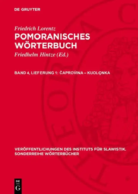 Čaprov́ina - kuolo̧nka by Friedhelm Hintze, Friedrich Lorentz