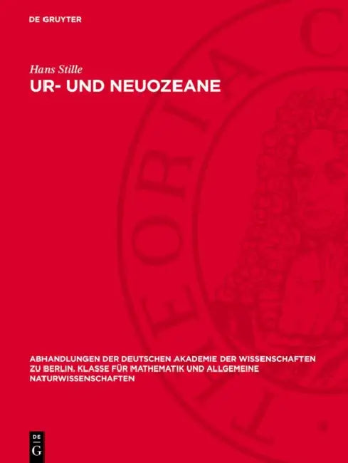 Ur- Und Neuozeane by Hans Stille
