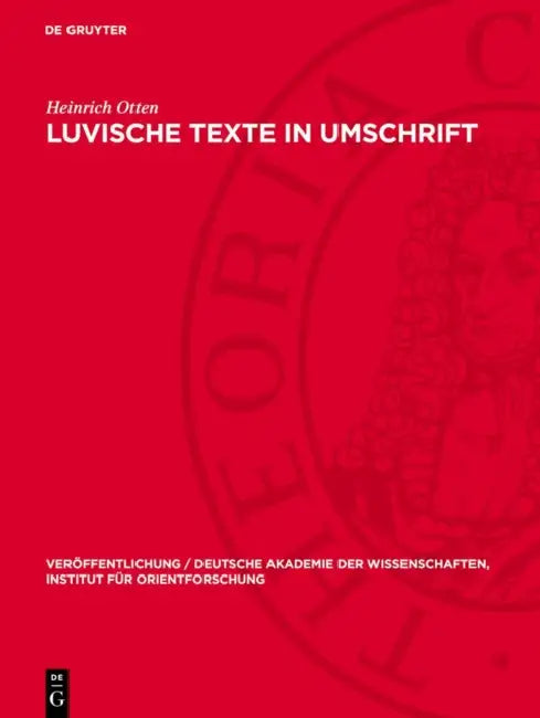 Luvische Texte in Umschrift by Heinrich Otten