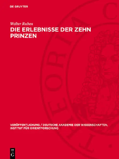 Die Erlebnisse Der Zehn Prinzen: Eine Erzählung Dandins by Walter Ruben