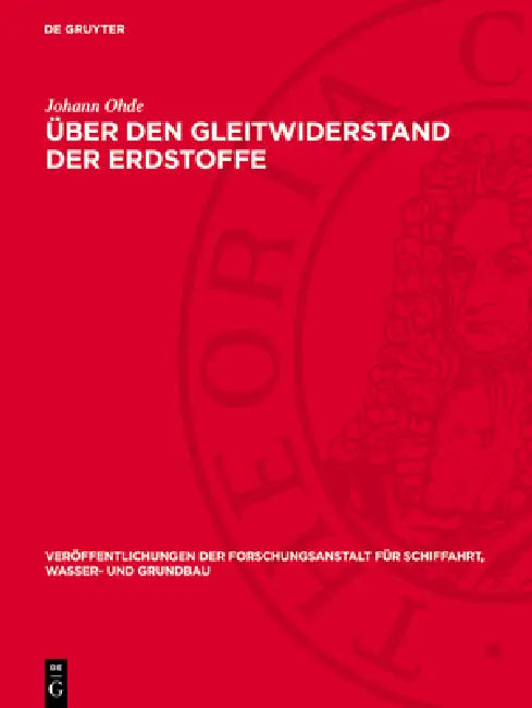 Über Den Gleitwiderstand Der Erdstoffe by Johann Ohde