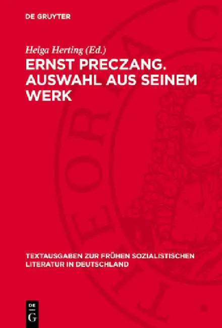 Ernst Preczang. Auswahl Aus Seinem Werk by Helga Herting