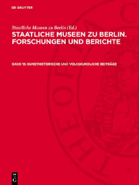 Kunsthistorische Und Volkskundliche Beiträge by Gerhard Rudolf Meyer, Edith Fründt, Enderlein Volkmar